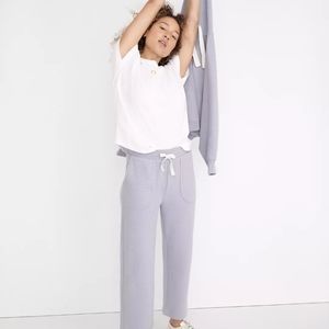 Madewell Textured Waffle Straight Sweatpants